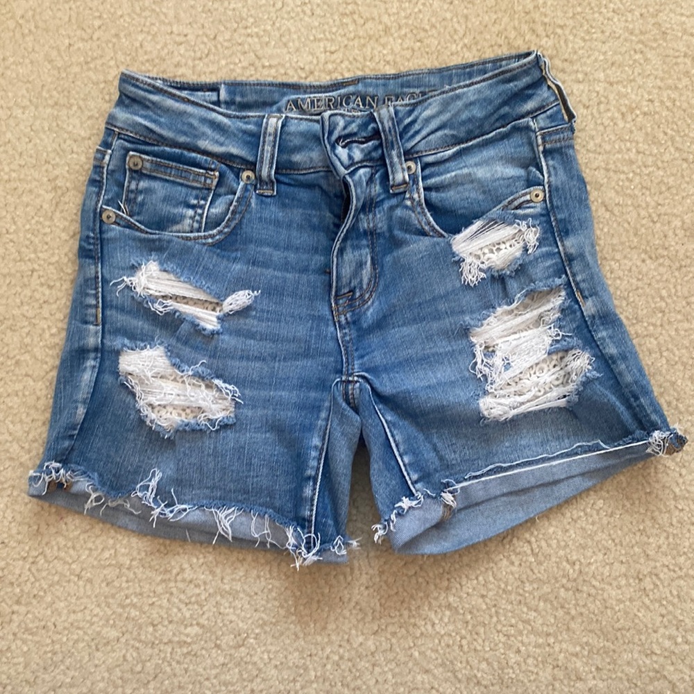 American eagle jean shorts